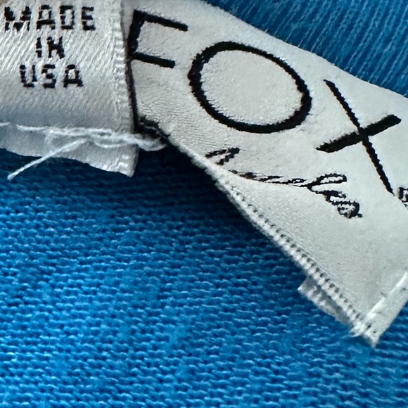 Wildfox Baggy Beach Jumper Deep V Blue Soft Sweater Size L Made In USA - Picture 3 of 7